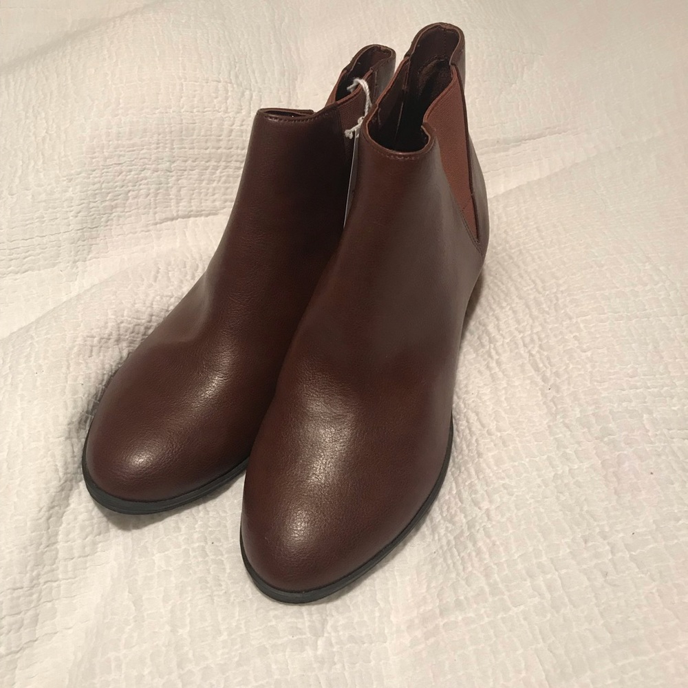 Cognac Ankle Boots